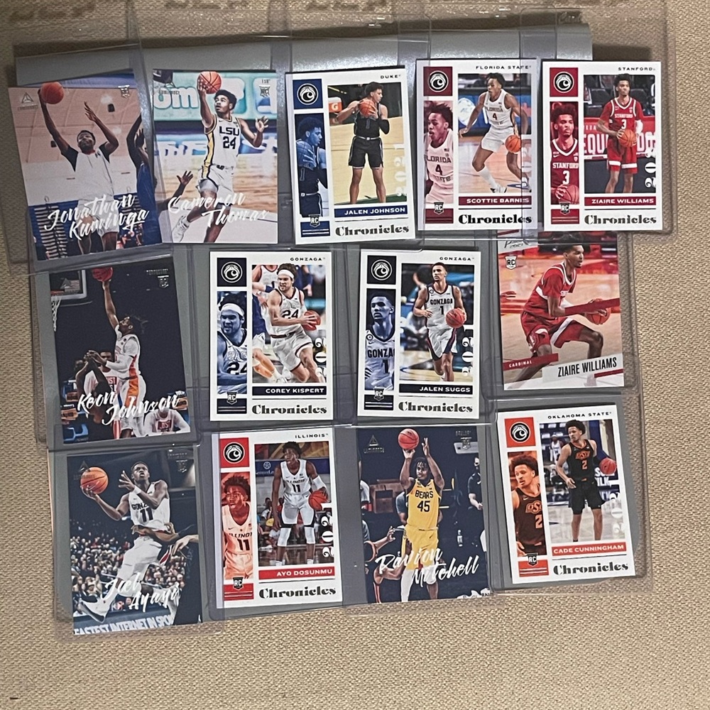 13 Basketball Rookie Trading Card Collection Bundle #13